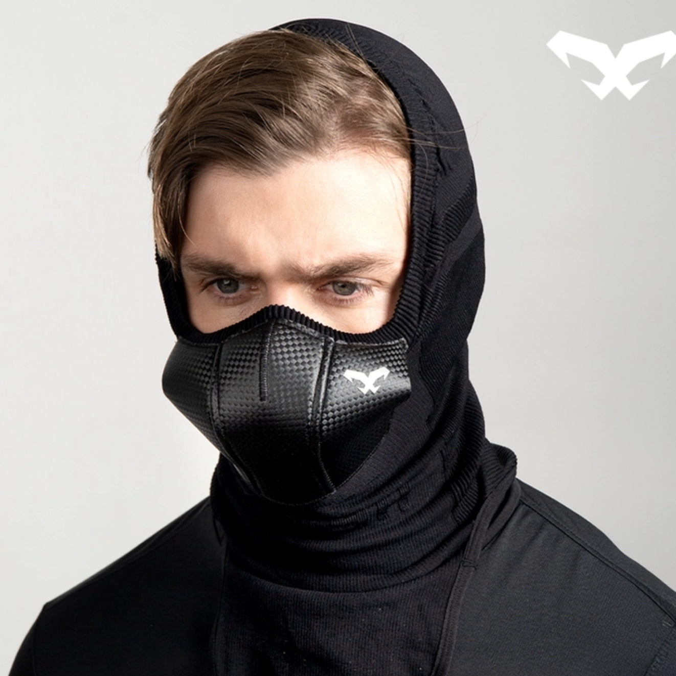NAROO ZV9H Heavy-Duty Motorcycle Half Balaclava - Advanced Ventilation