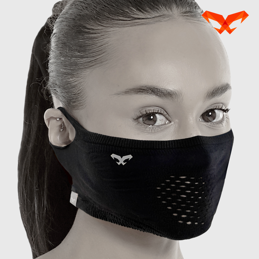 NAROO N1S black face cover, front-side view