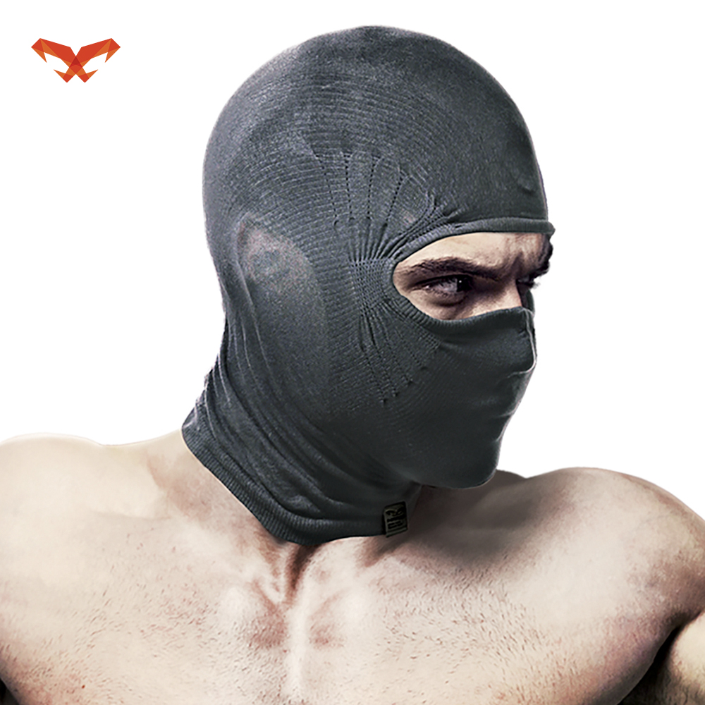 NAROO X3F gray balaclava, side view
