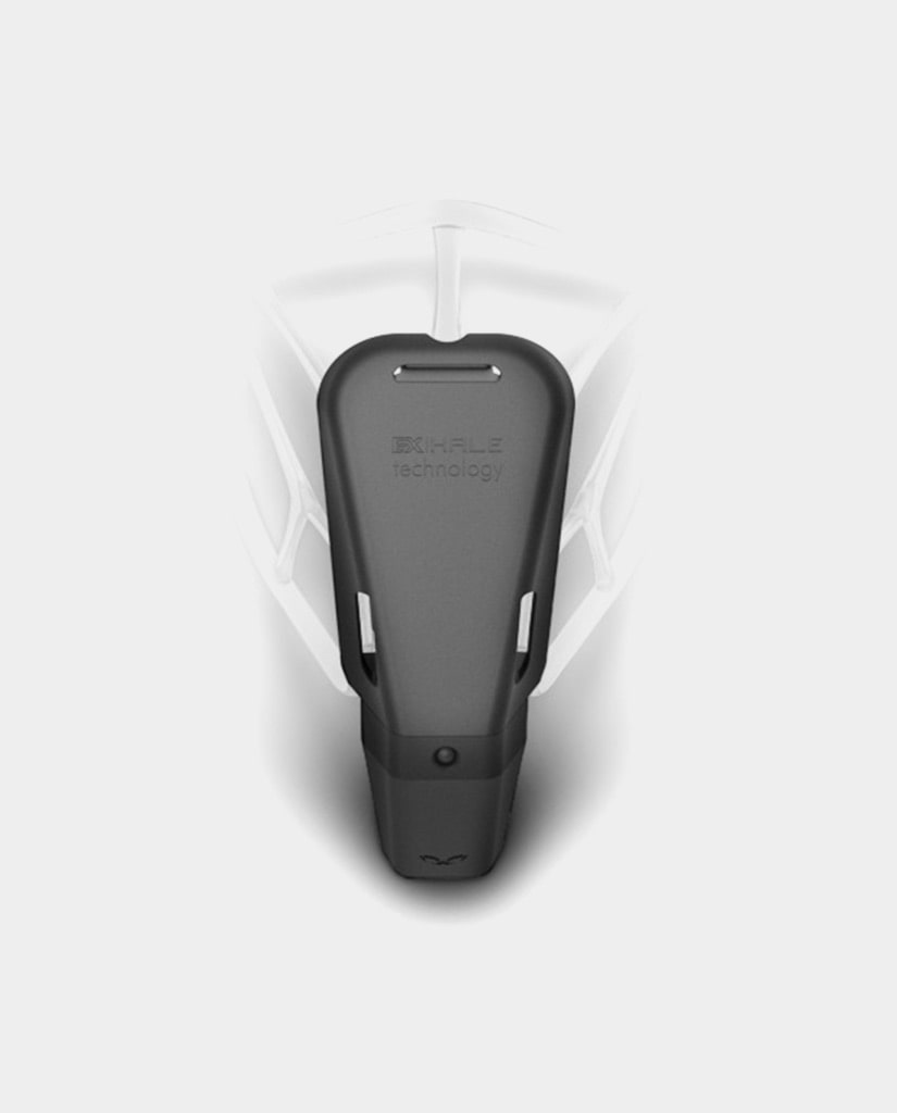 NAROO EX|HALE black exhaust vent accessory, front view