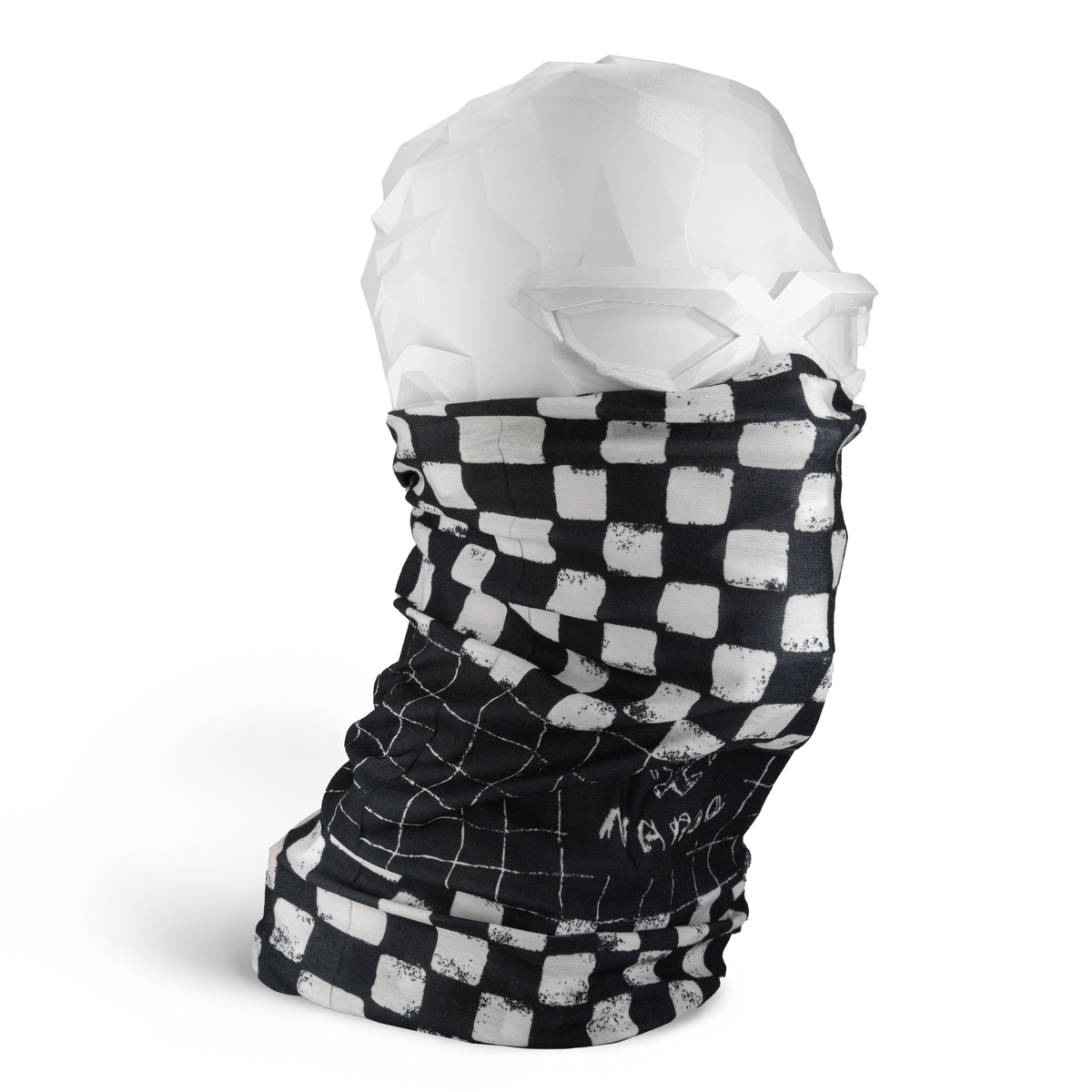 NAROO E3 checkered tube gaiter, front view