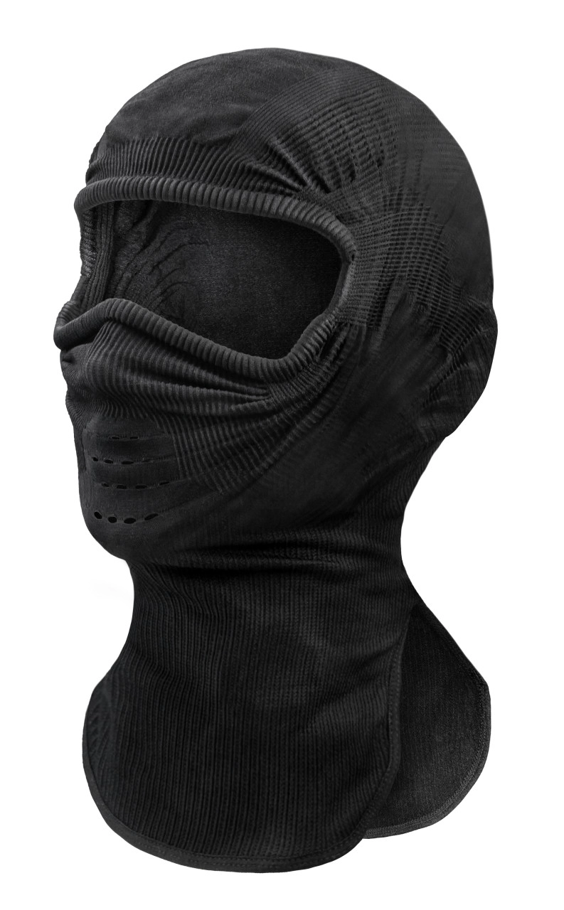 NAROO N5F black full-face balaclava, front view
