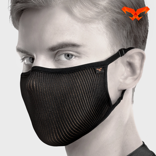 NAROO F.U+ Copper black face cover shown from the front side